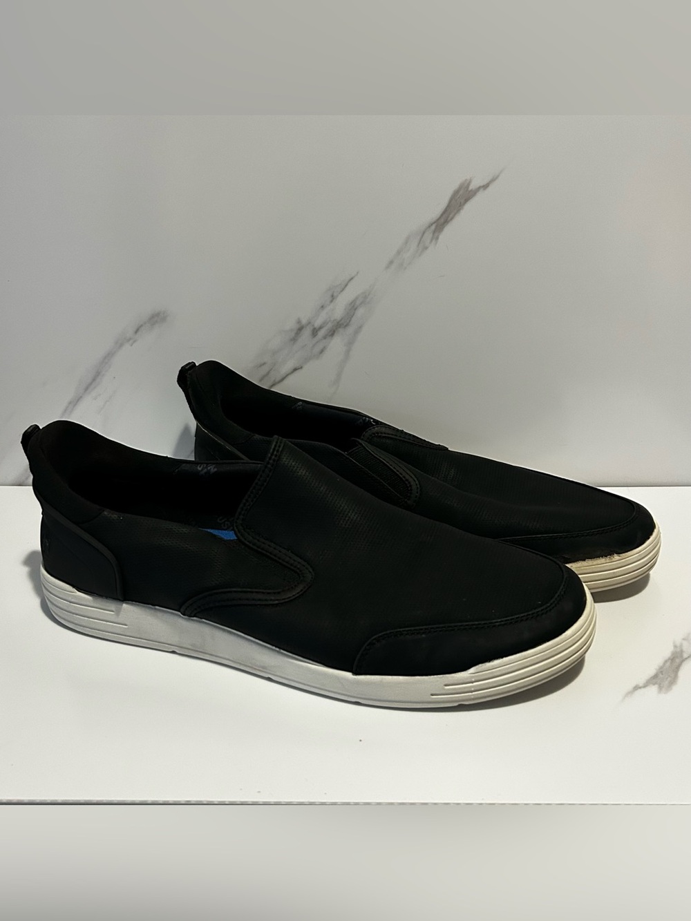 Nunn Bush Black Slip-On Casual Loafers